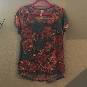 Large Bicycle LuLaRoe Classic T